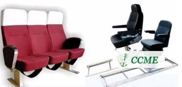 Genuine Leather or Fabric or PU Boat Passenger Chair